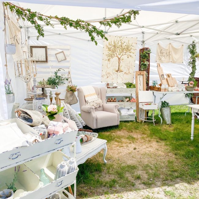 Tent Sale at Purple Rose Home