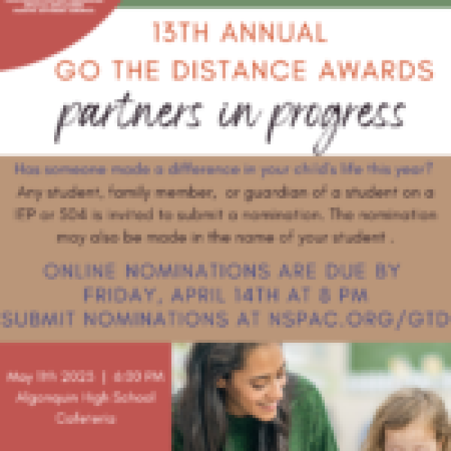 Special education parent group to host ‘Go the Distance’ awards night