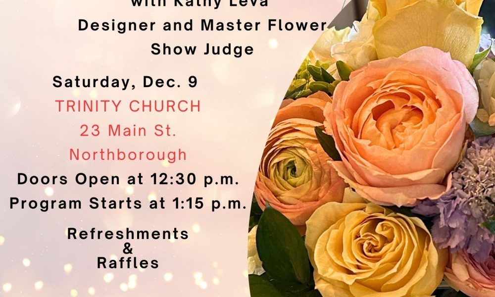 Northborough Garden Club presents Fun with Flowers at Trinity Church