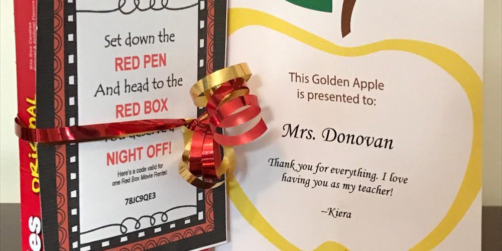 NEF Golden Apples available for Teacher Appreciation Week!