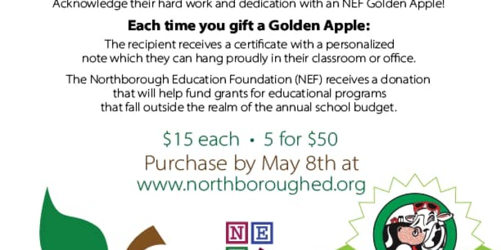 NEF helps to celebrate Teacher Appreciation Week with Golden Apples