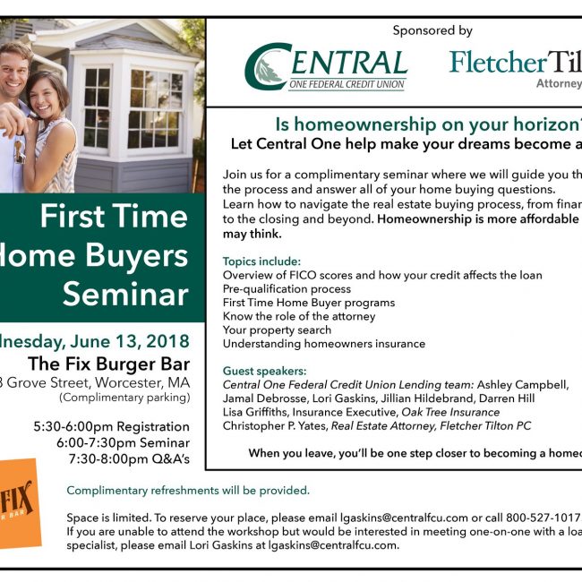 First Time Home Buyers Seminar