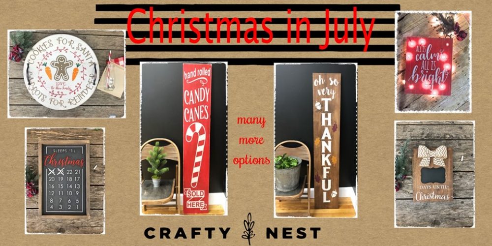 Celebrate Christmas in July with The Crafty Nest DIY