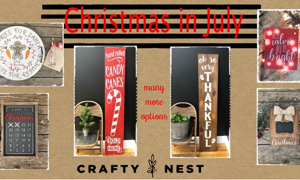 Celebrate Christmas in July with The Crafty Nest DIY