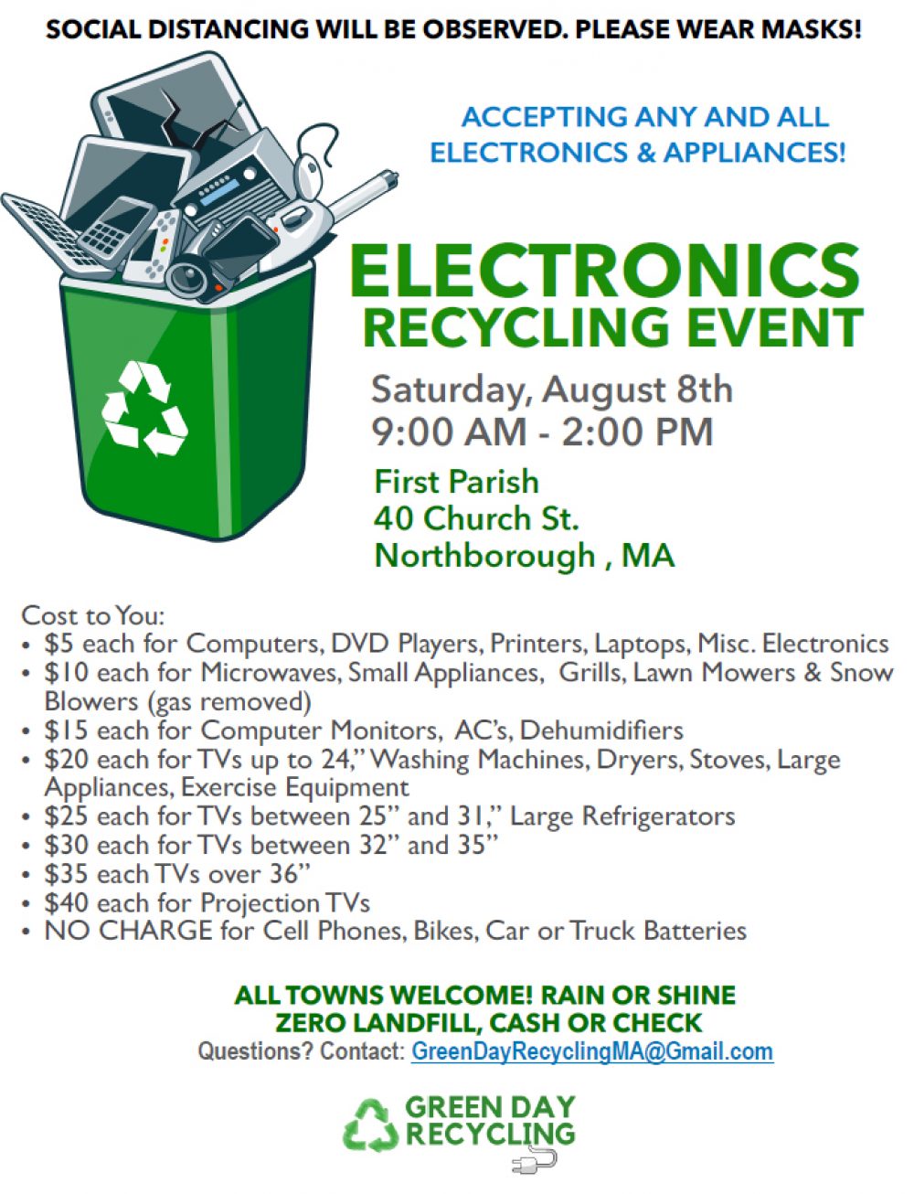 Electronics Recycling Day » The Northborough Guide