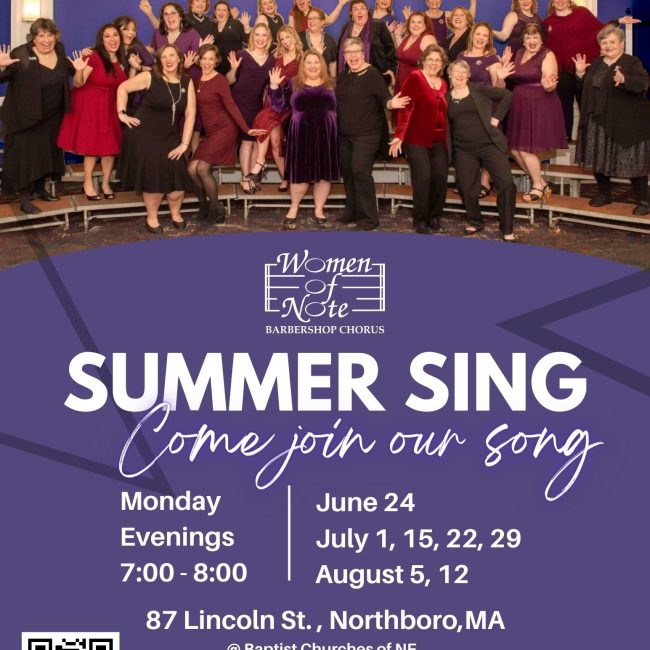 Women of Note Summer Sing 7-Week Program