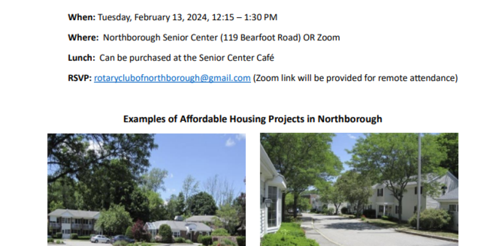 Learn about Affordable Housing in Northborough