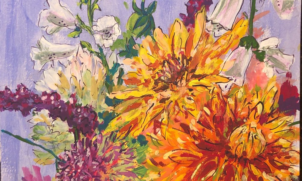 Gouache Painting Demonstration by Ann Marie Hershberger