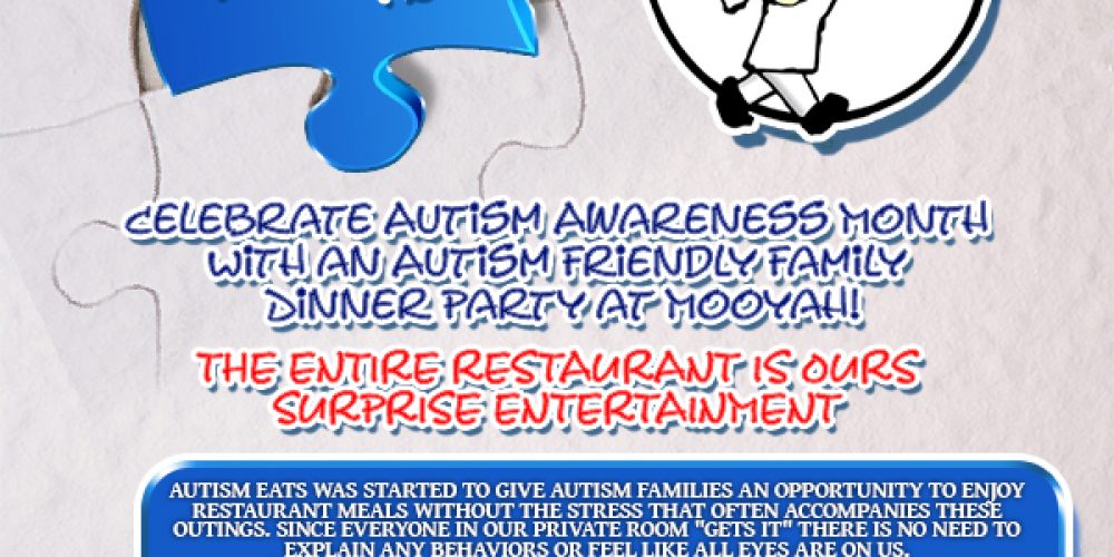 Autism family friendly dinner event