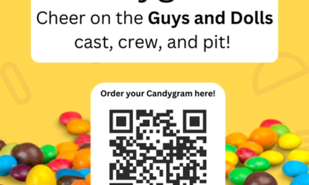 Support Algonquin’s cast & crew of Guys and Dolls with a Candygram