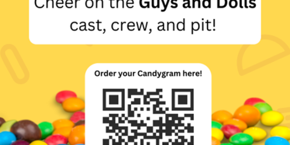 Support Algonquin’s cast & crew of Guys and Dolls with a Candygram