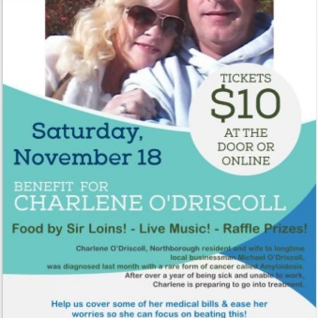 Benefit for Charlene O&#8217;Driscoll