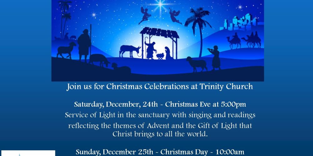 Christmas services announced at Trinity Church