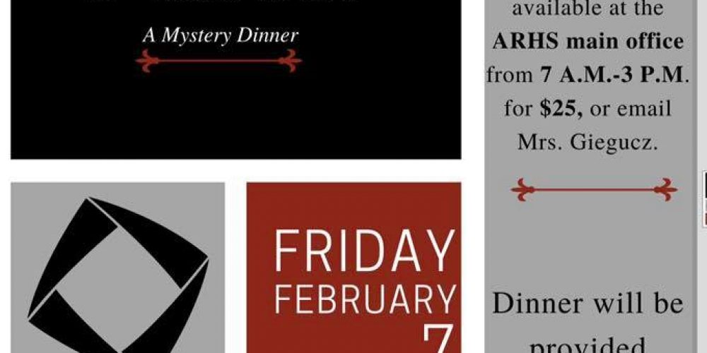 Murder Mystery Dinner Fundraiser