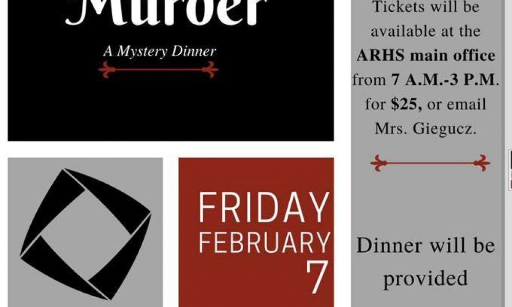 Murder Mystery Dinner Fundraiser