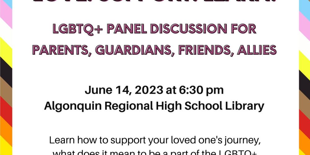 LGBTQ+ panel discussion: Love, Support, Learn