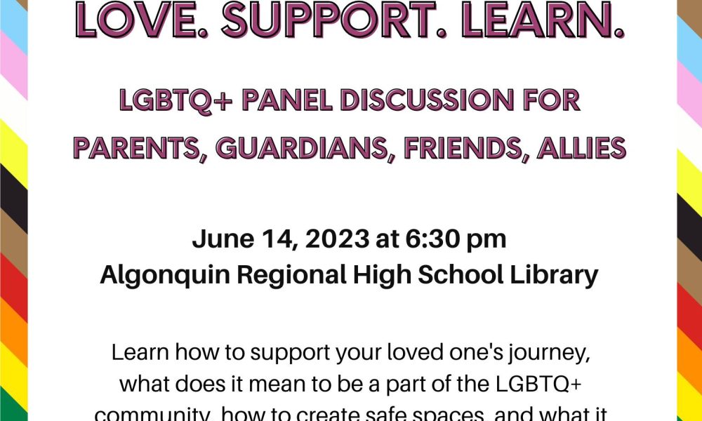 LGBTQ+ panel discussion: Love, Support, Learn