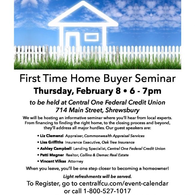 First Time Home Buyer Seminar