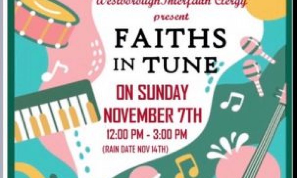 Faiths in Tune – An Interfaith Concert in Westborough