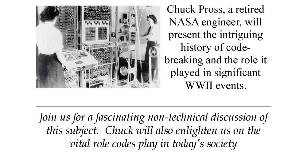 Historical Society presents ‘Code Breaking’