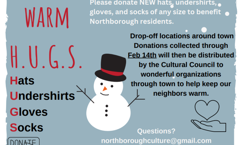 Donations of NEW Hats, Undershirts, Gloves, and Socks Wanted