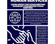 Health & Human Services | Learn About The Warrant Item Before The Town Meeting