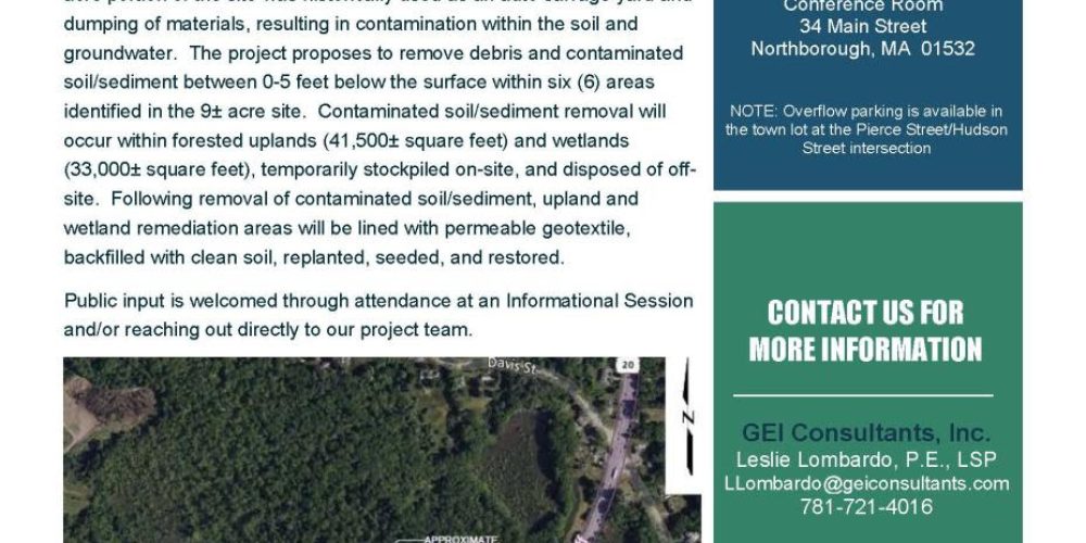 Hop Brook Flood Control Remediation Informational Session