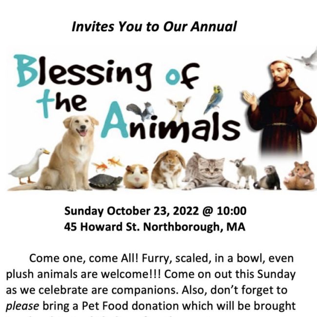 Nativity Church hosts Blessing of the Animals