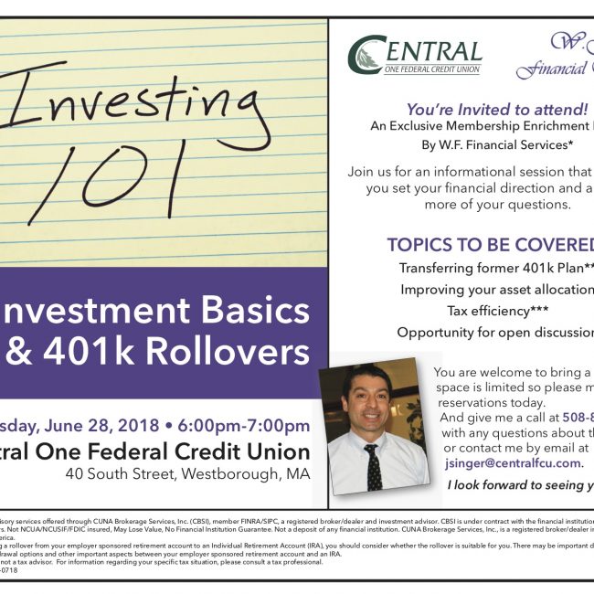 Investing 101: Investment Basics &#038; 401k Rollovers