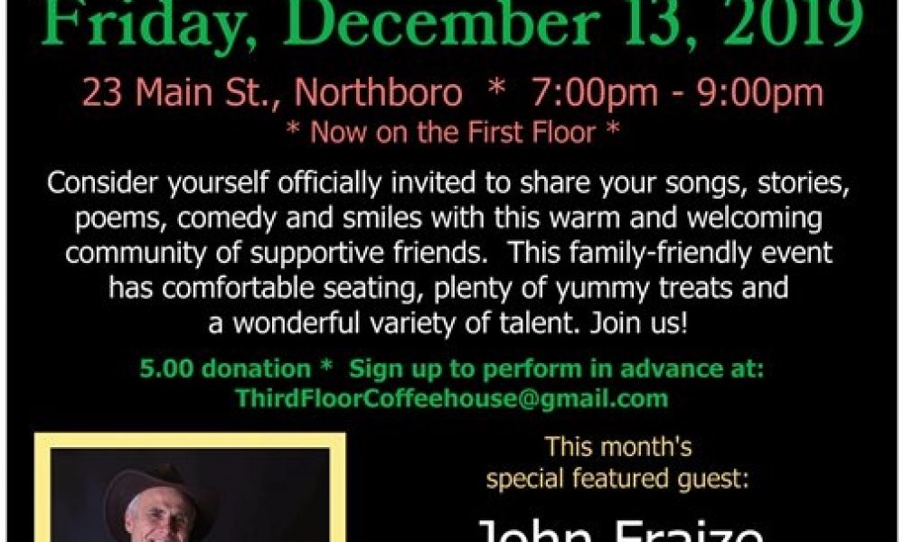 Trinity Church’s monthly coffeehouse