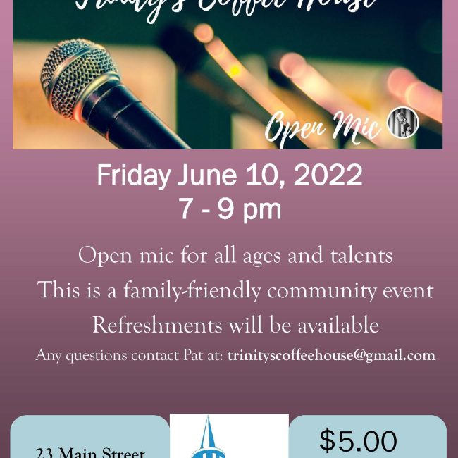 Trinity Church Open Mic night