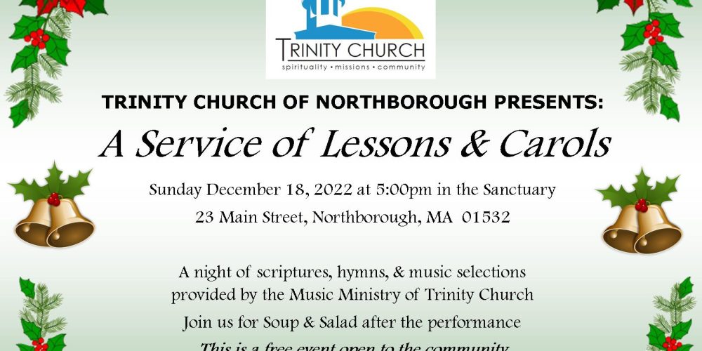 Trinity Church presents ‘A Service of Lessons & Carols’