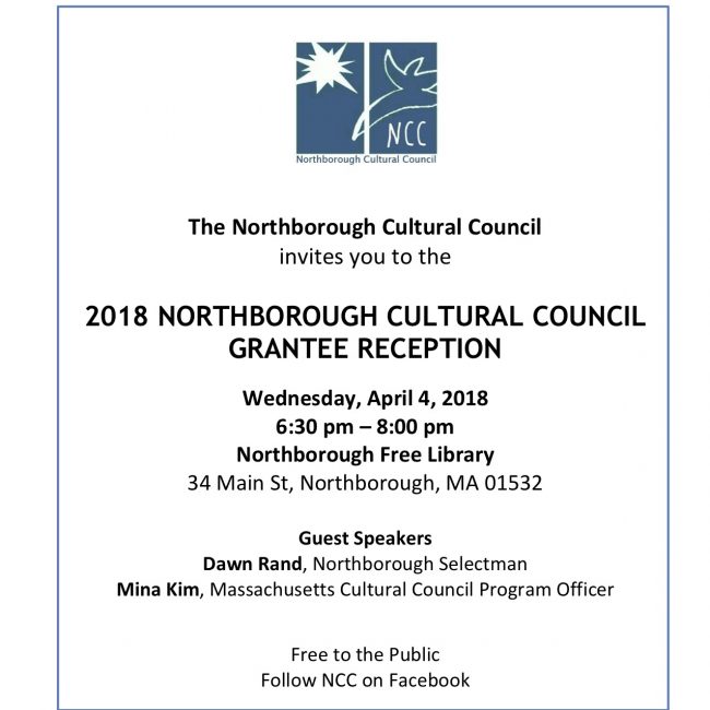 Northborough Cultural Council Grantee Reception