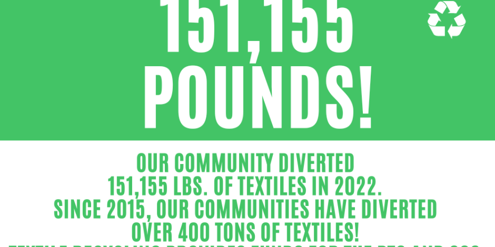 Keep recycling your textiles in 2023!