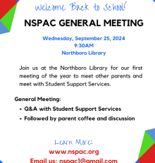 Special education parent group to meet September 25