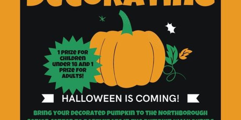 Pumpkin Decorating Contest | Save the Date Oct. 24