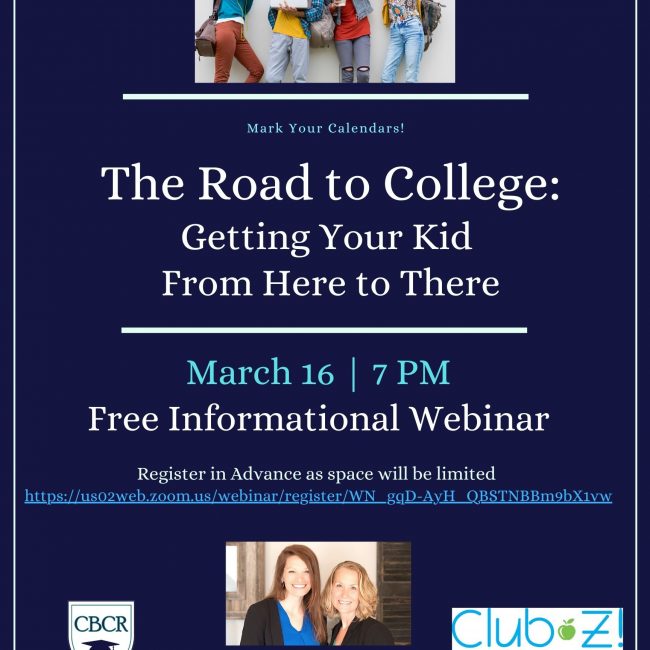 Road to College Webinar