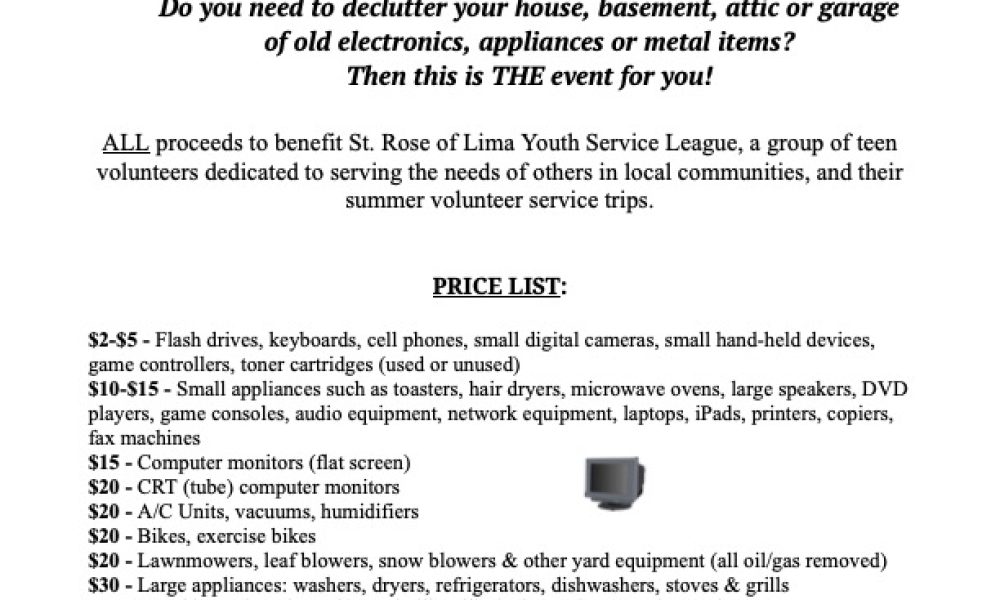 Electronics & Appliance Recycling
