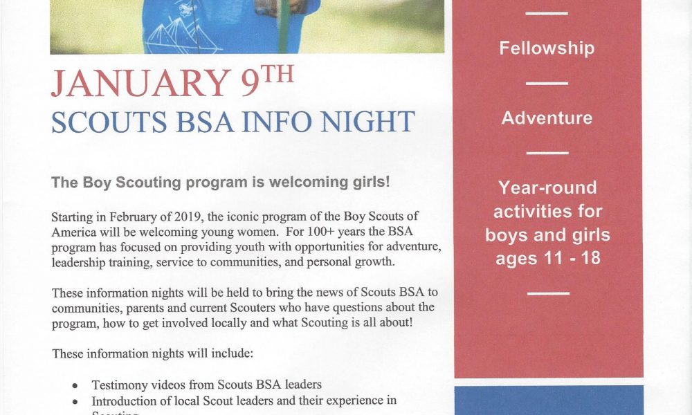 Scouts BSA Info Night