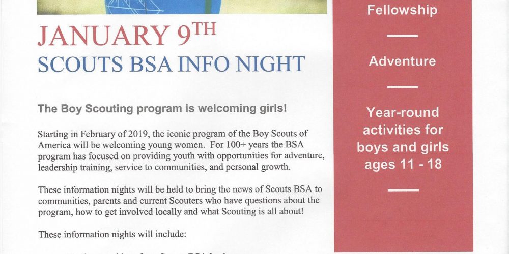 Scouts BSA Info Night