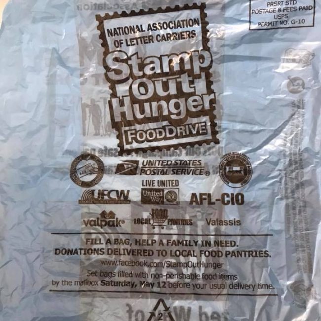 Stamp Out Hunger Food Drive