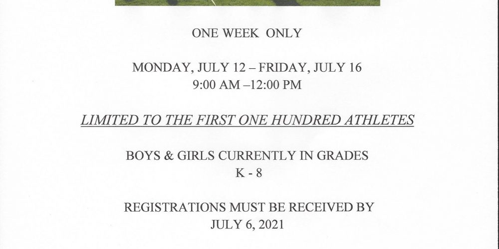 Summer track camp registration open for K-8 athletes