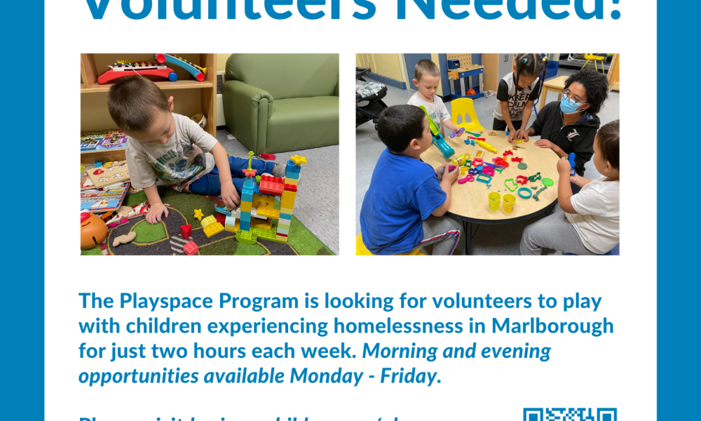 Volunteer with Children Experiencing Homelessness in Marlborough