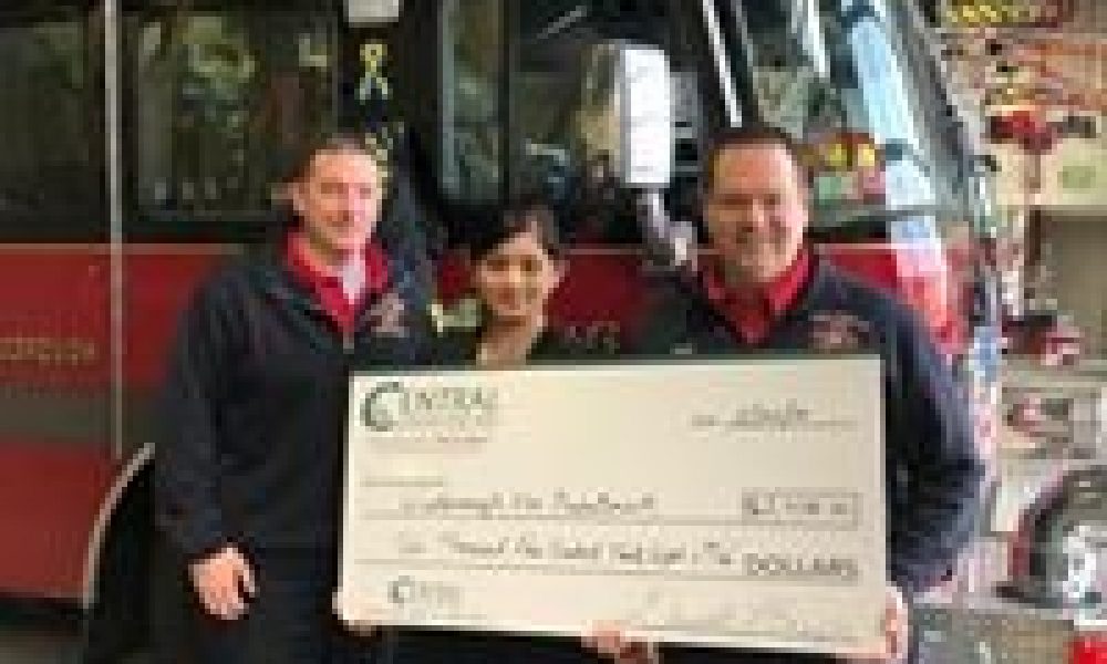 Central One Federal Credit Union Donates to Westborough Fire Department