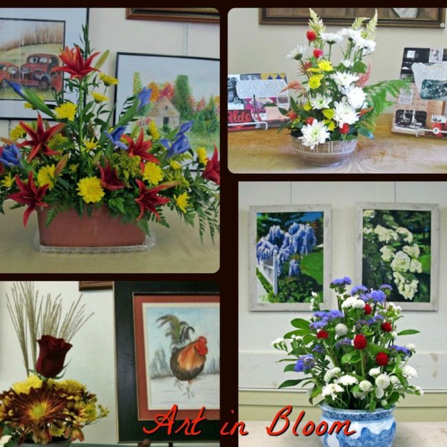 Art in Bloom event