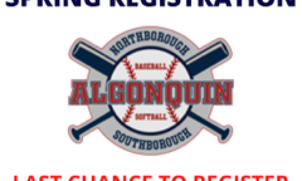 Last call for youth baseball and softball registration