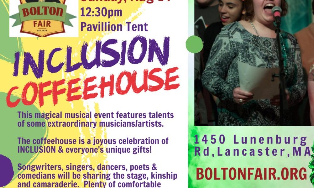 Local singers to perform at Bolton Fair Inclusion Coffeehouse