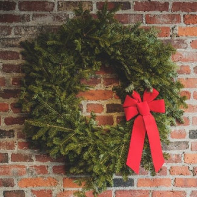 Boy Scout Troop 101 holiday wreath sale