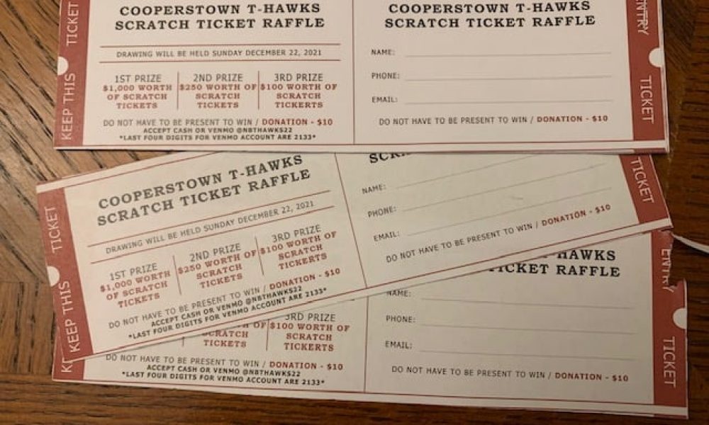 Cooperstown baseball team holds a raffle