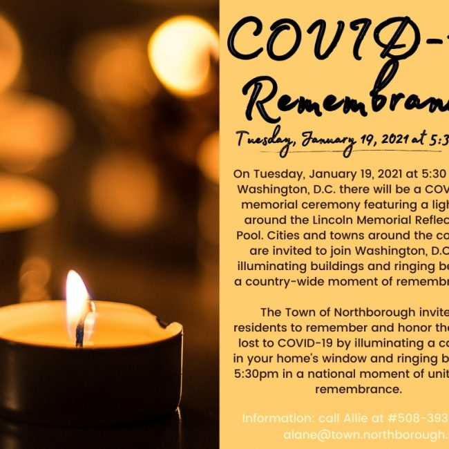 COVID-19 Remembrance event